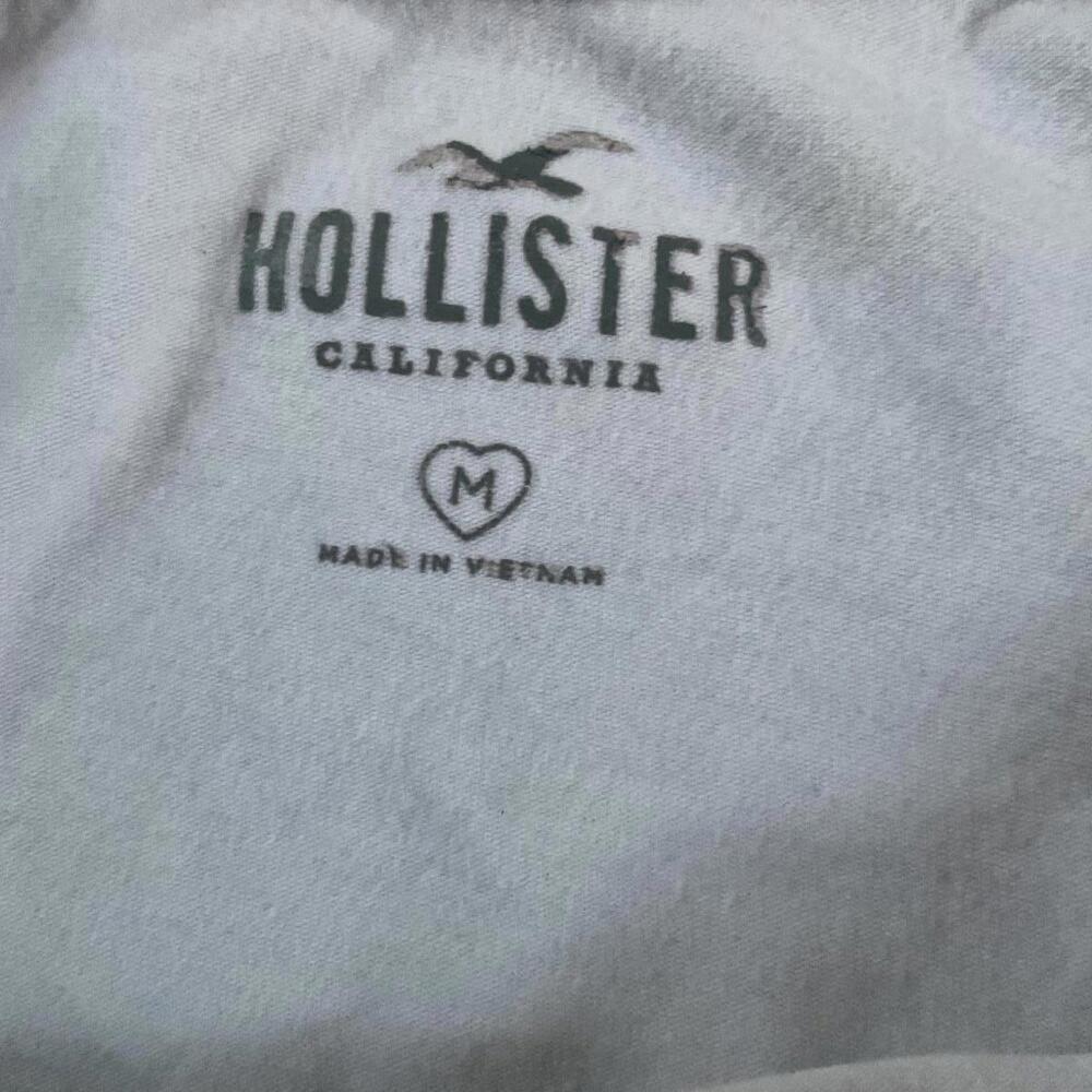 Hollister Newport Beach 22 Raglan Crop T-Shirt Size Medium - Picture 5 of 5